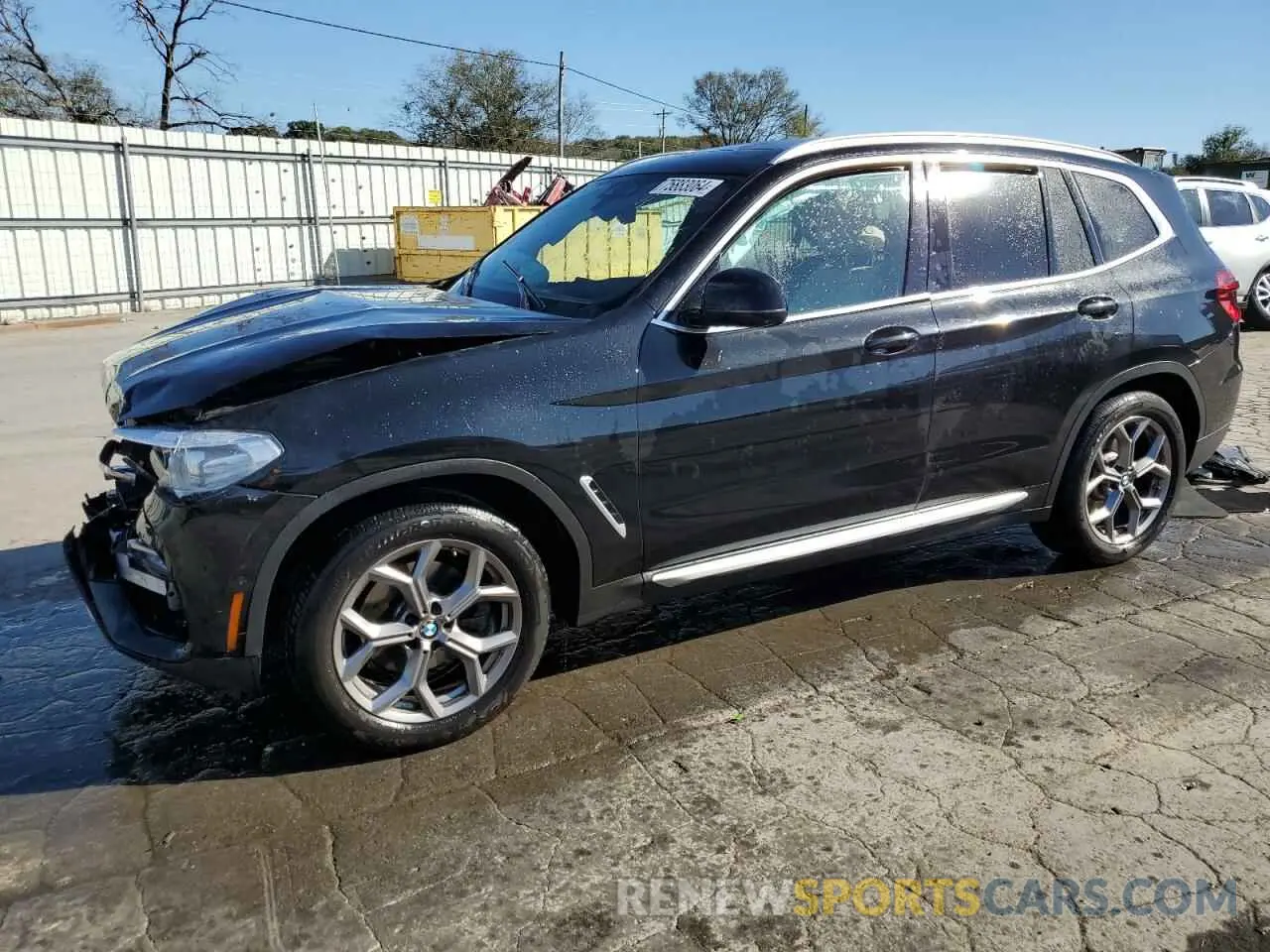 1 Photograph of a damaged car 5UXTY3C08M9G37045 BMW X3 2021