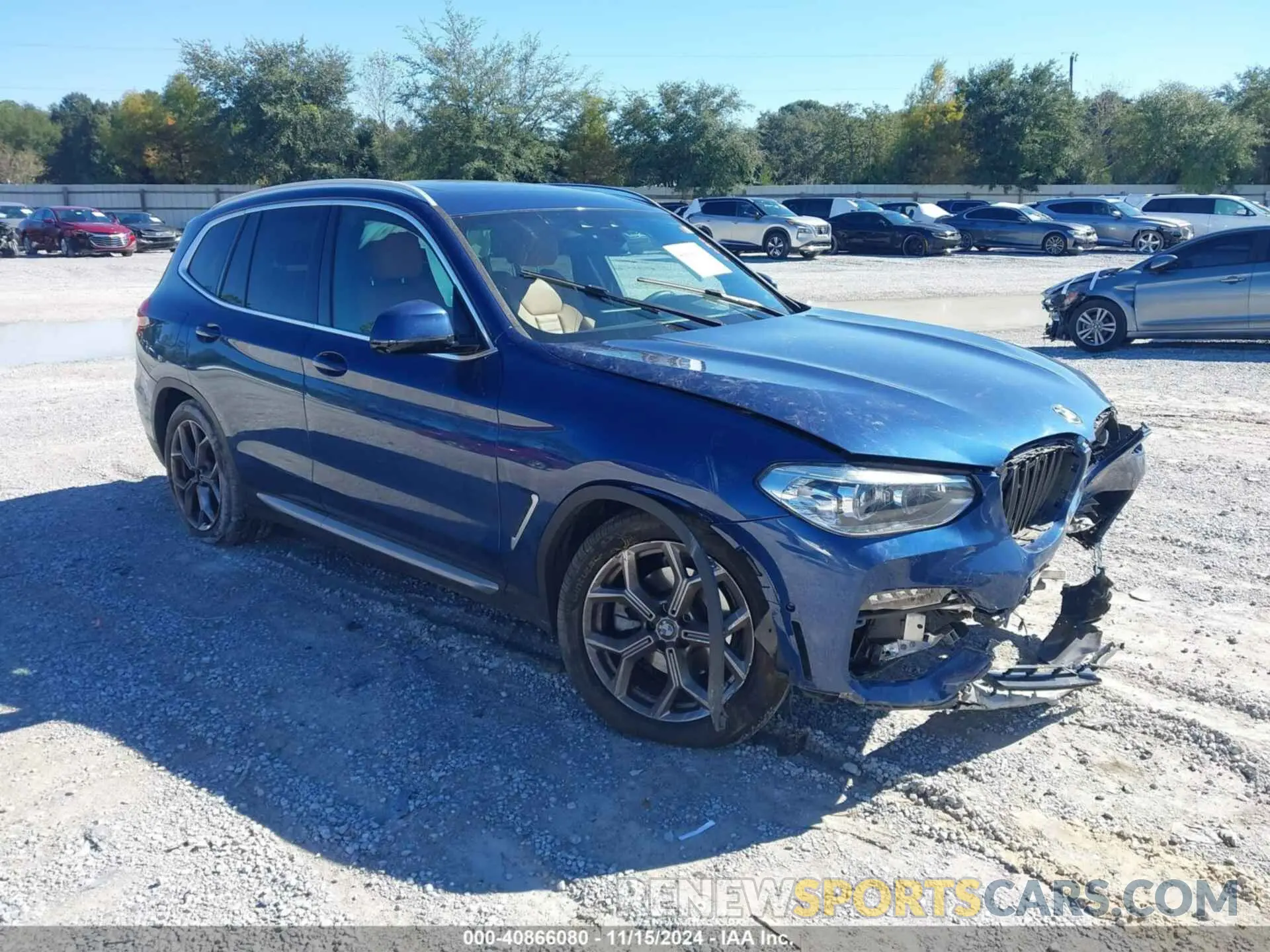 1 Photograph of a damaged car 5UXTY3C08M9H58836 BMW X3 2021