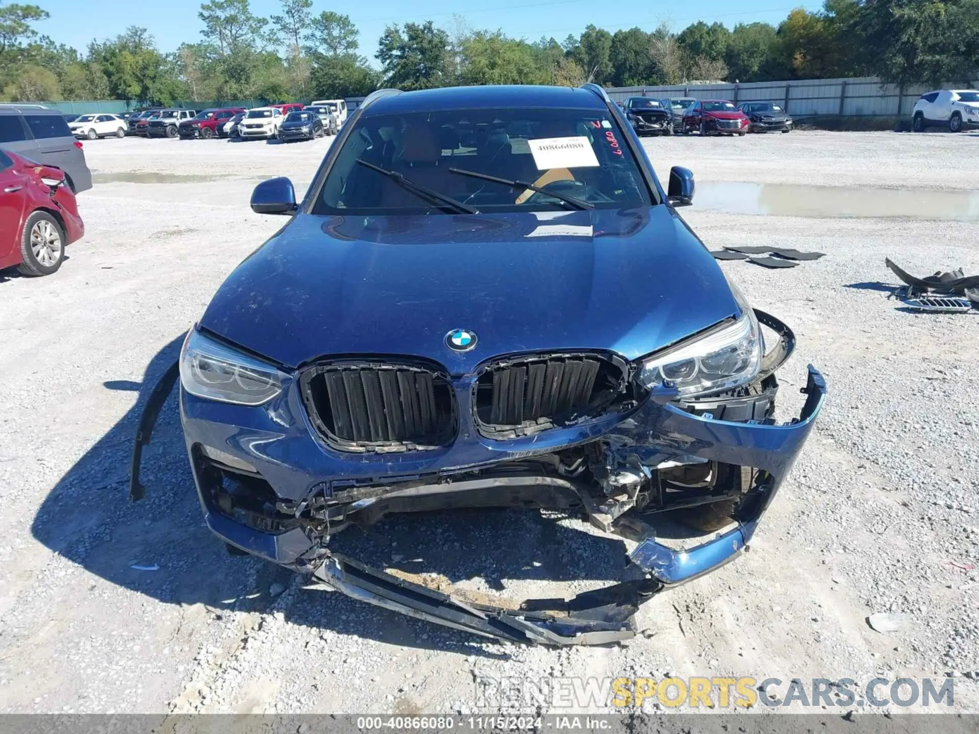 13 Photograph of a damaged car 5UXTY3C08M9H58836 BMW X3 2021
