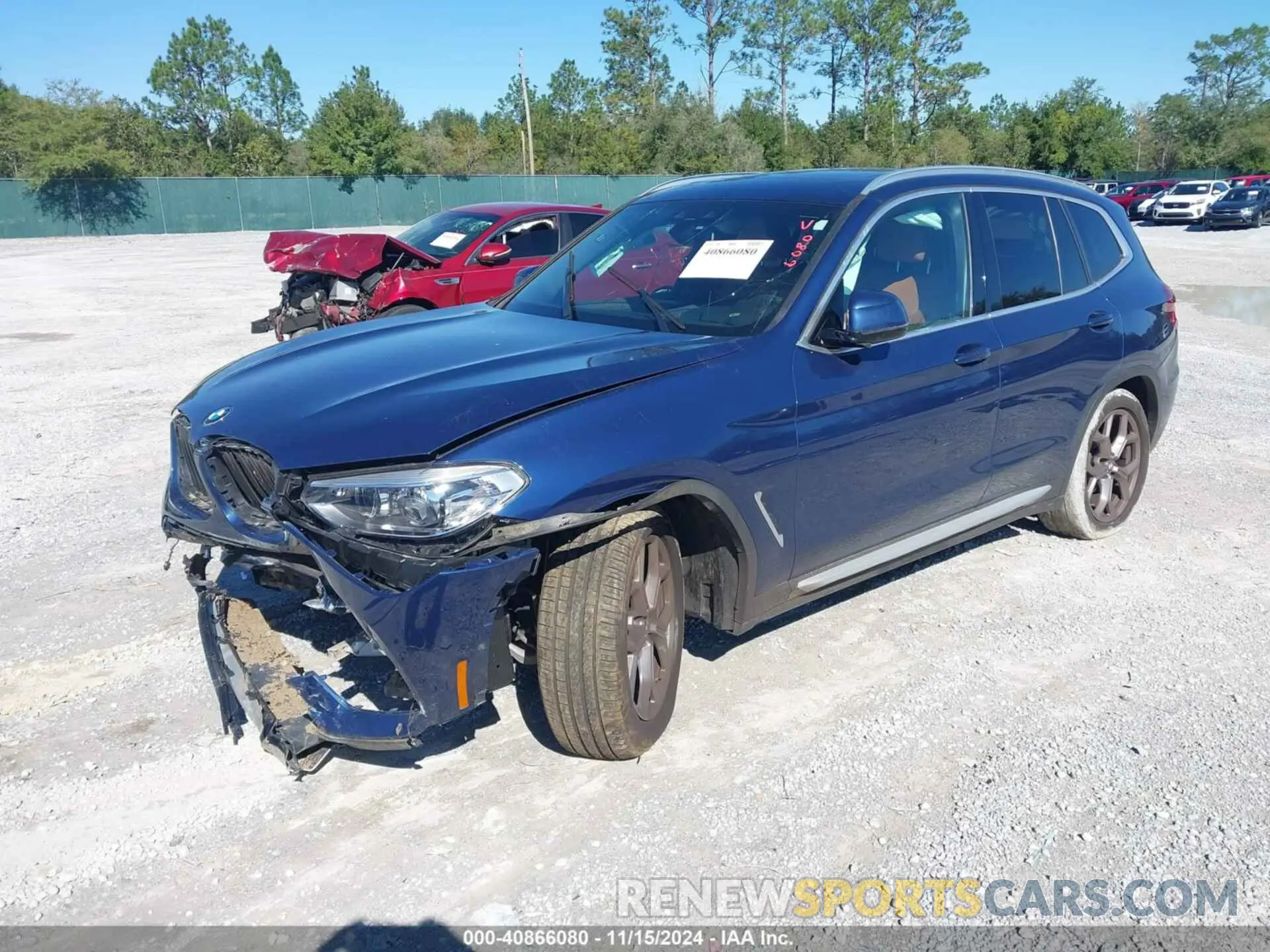 2 Photograph of a damaged car 5UXTY3C08M9H58836 BMW X3 2021
