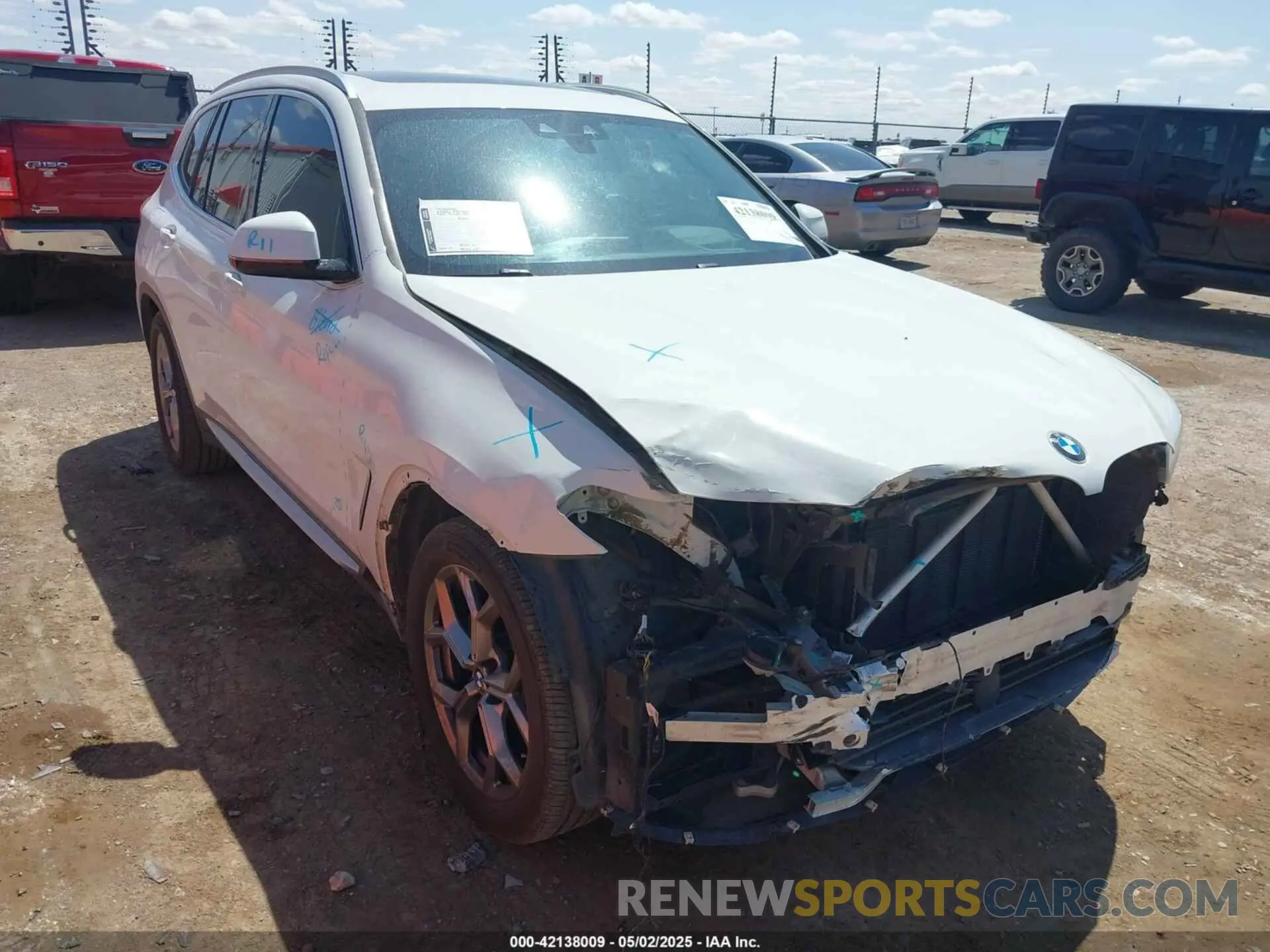 1 Photograph of a damaged car 5UXTY3C0XM9E41981 BMW X3 2021