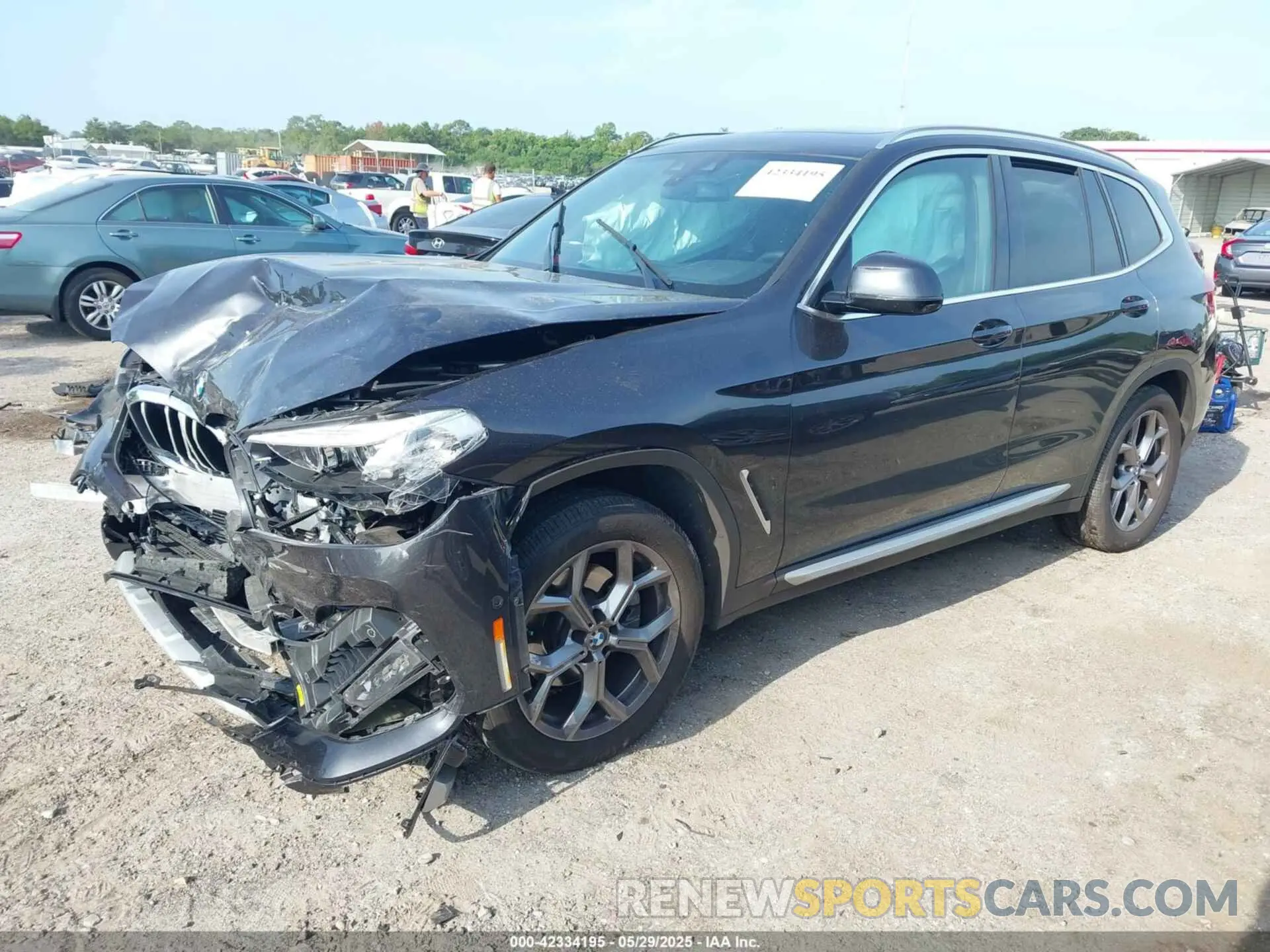 2 Photograph of a damaged car 5UXTY3C0XM9H12599 BMW X3 2021