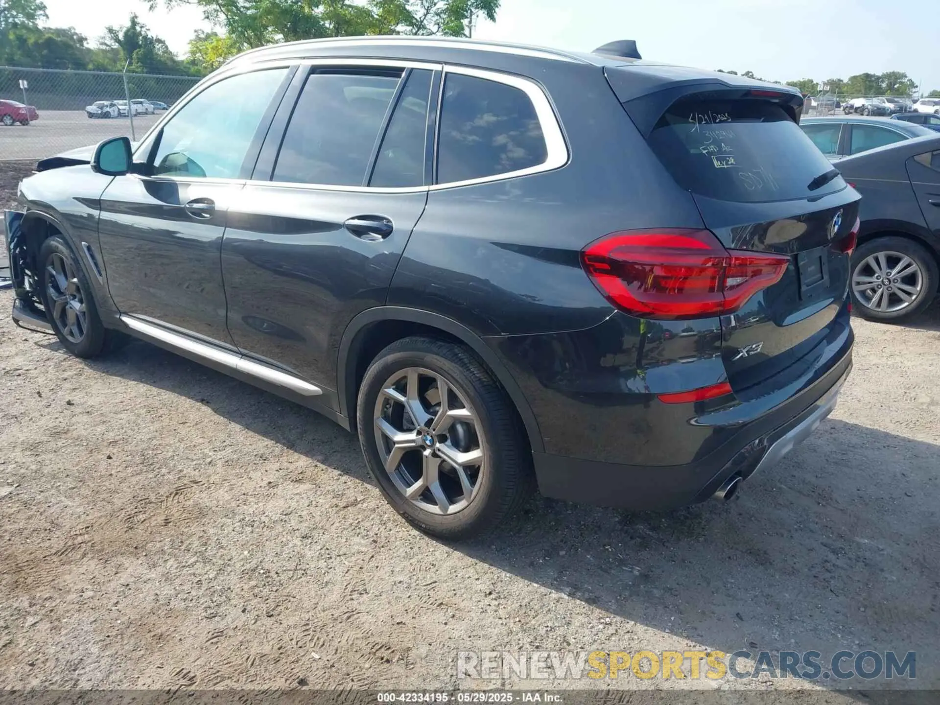 3 Photograph of a damaged car 5UXTY3C0XM9H12599 BMW X3 2021