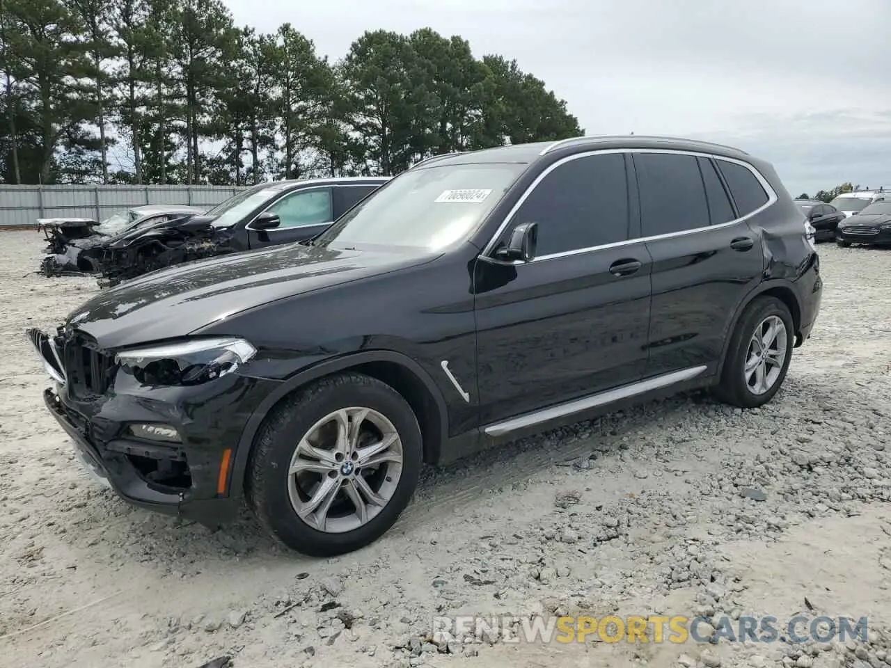 1 Photograph of a damaged car 5UXTY5C00M9F99211 BMW X3 2021