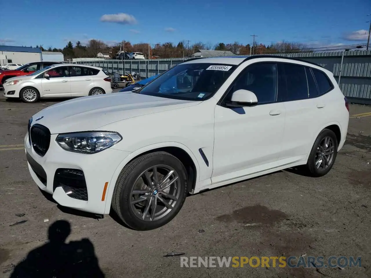 1 Photograph of a damaged car 5UXTY5C00M9H43999 BMW X3 2021