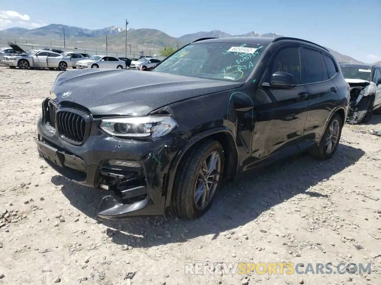 2 Photograph of a damaged car 5UXTY5C01M9E03759 BMW X3 2021