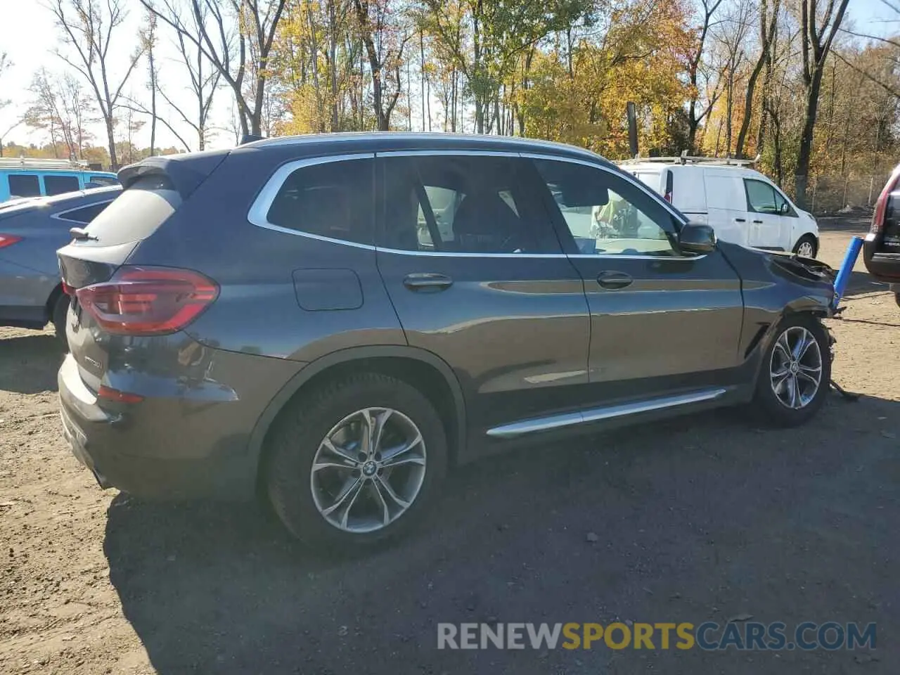 3 Photograph of a damaged car 5UXTY5C01M9E04460 BMW X3 2021