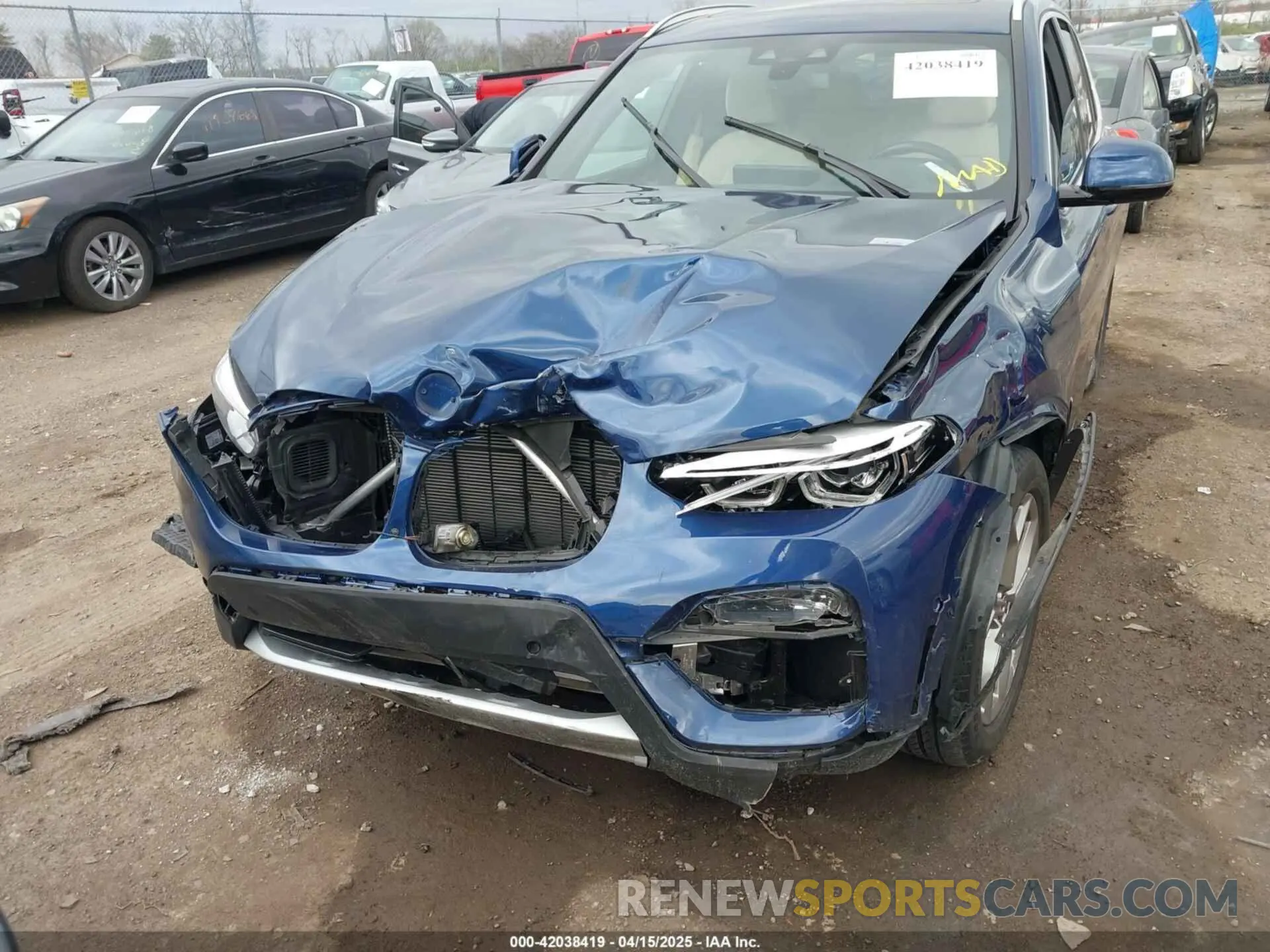 6 Photograph of a damaged car 5UXTY5C01M9E42951 BMW X3 2021