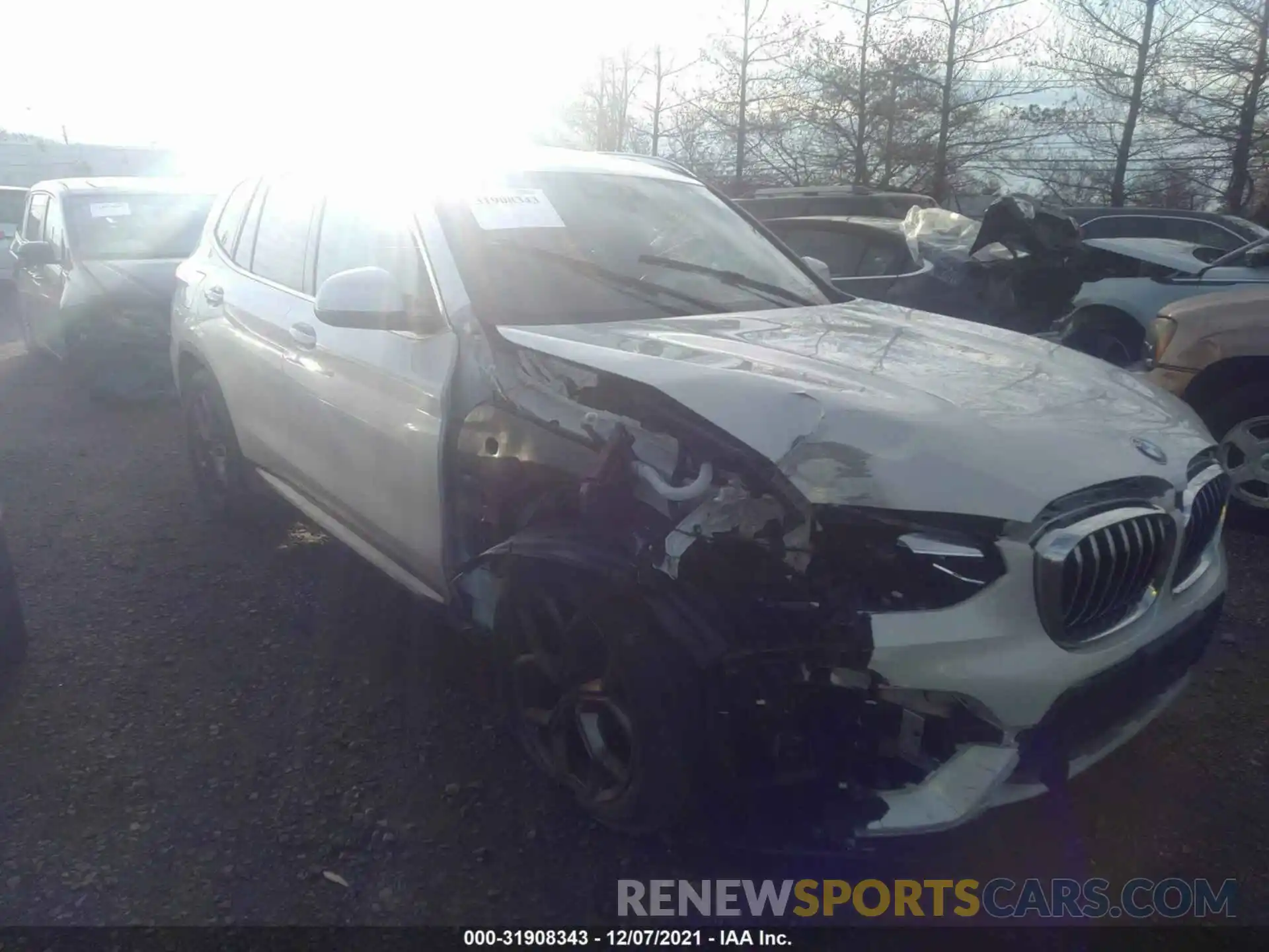 1 Photograph of a damaged car 5UXTY5C01M9E69079 BMW X3 2021