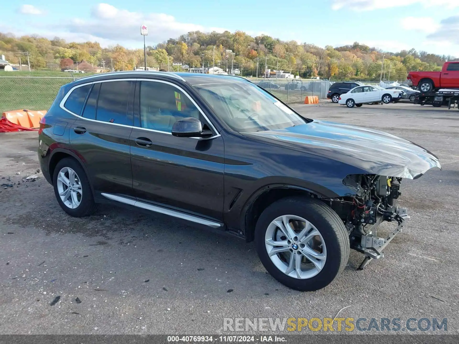 1 Photograph of a damaged car 5UXTY5C01M9F33198 BMW X3 2021