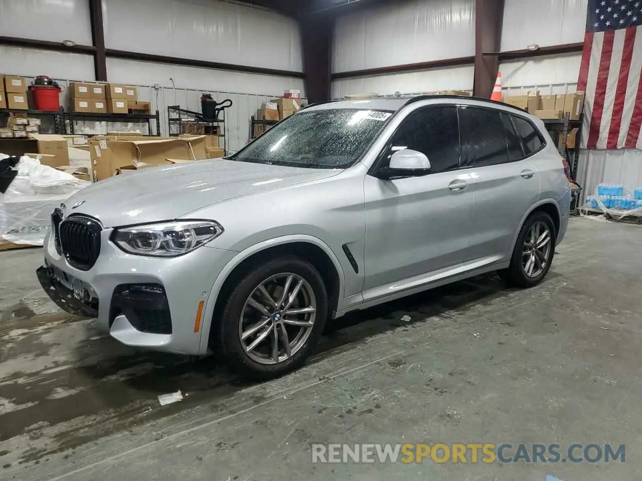 1 Photograph of a damaged car 5UXTY5C01M9F82465 BMW X3 2021