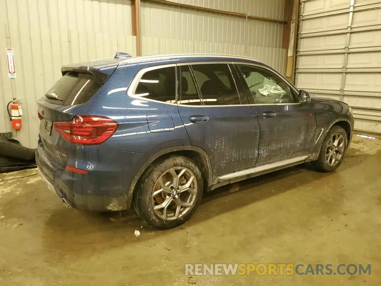 3 Photograph of a damaged car 5UXTY5C01M9H92516 BMW X3 2021