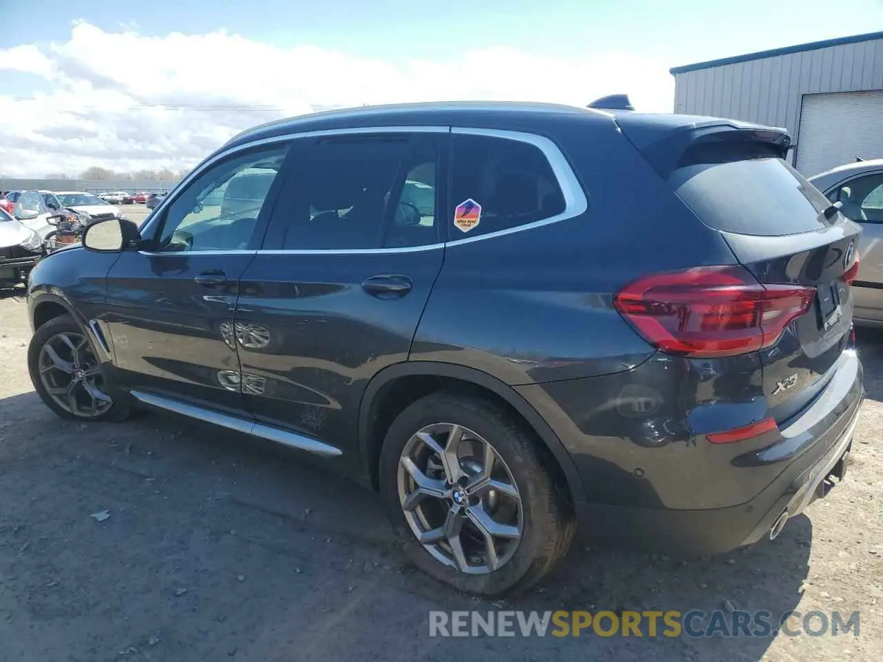 2 Photograph of a damaged car 5UXTY5C01M9H95240 BMW X3 2021