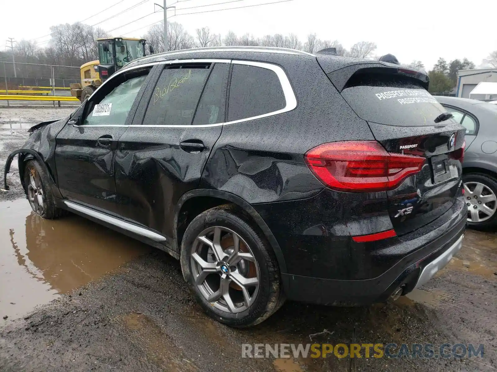 3 Photograph of a damaged car 5UXTY5C02M9E03415 BMW X3 2021