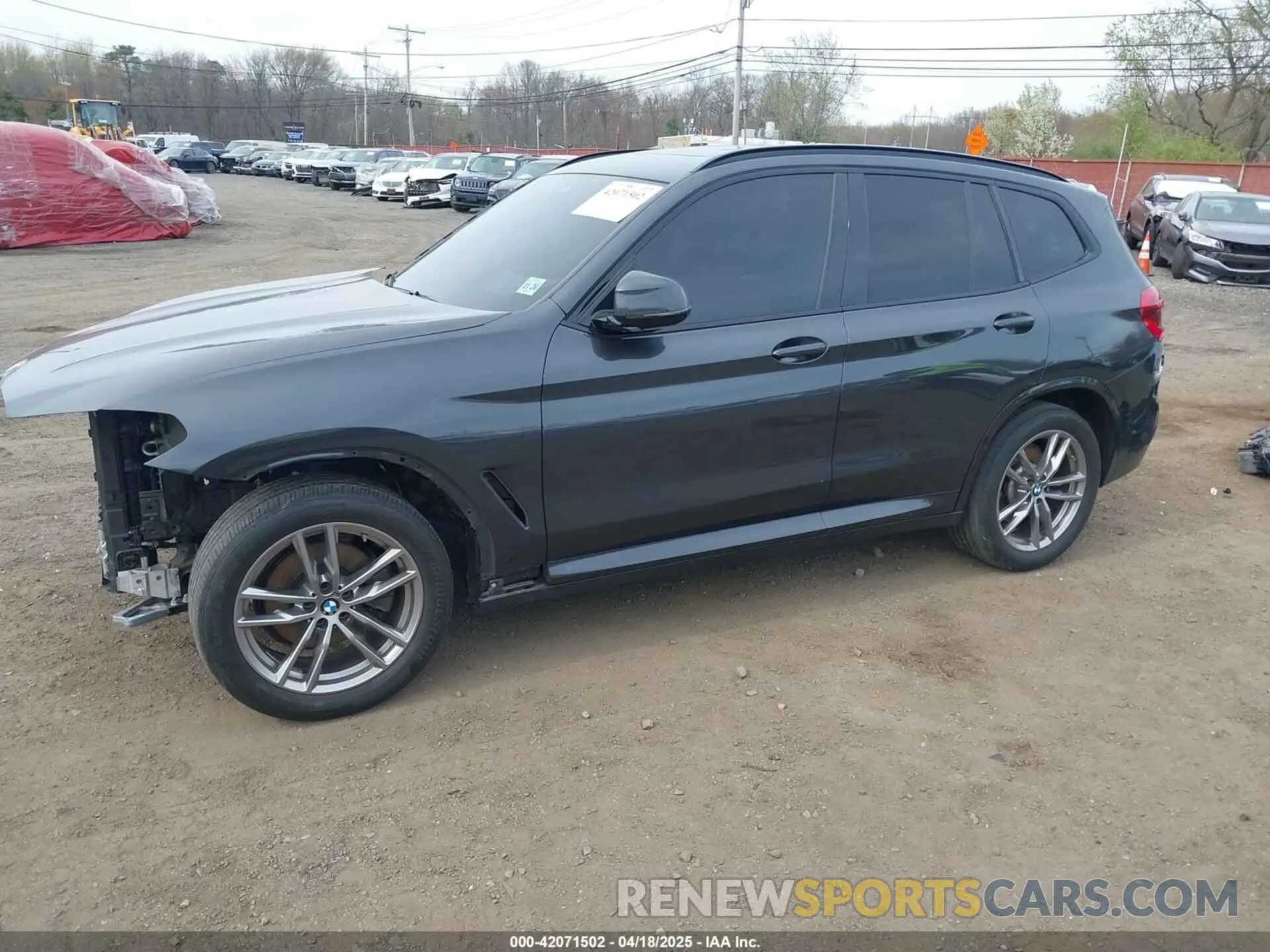 2 Photograph of a damaged car 5UXTY5C02M9E19758 BMW X3 2021
