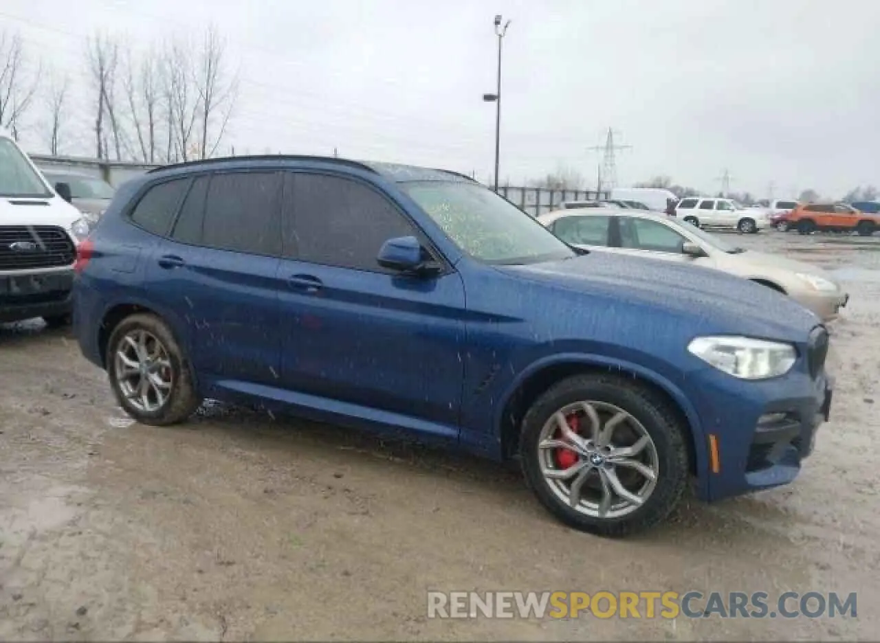 1 Photograph of a damaged car 5UXTY5C02M9E41419 BMW X3 2021