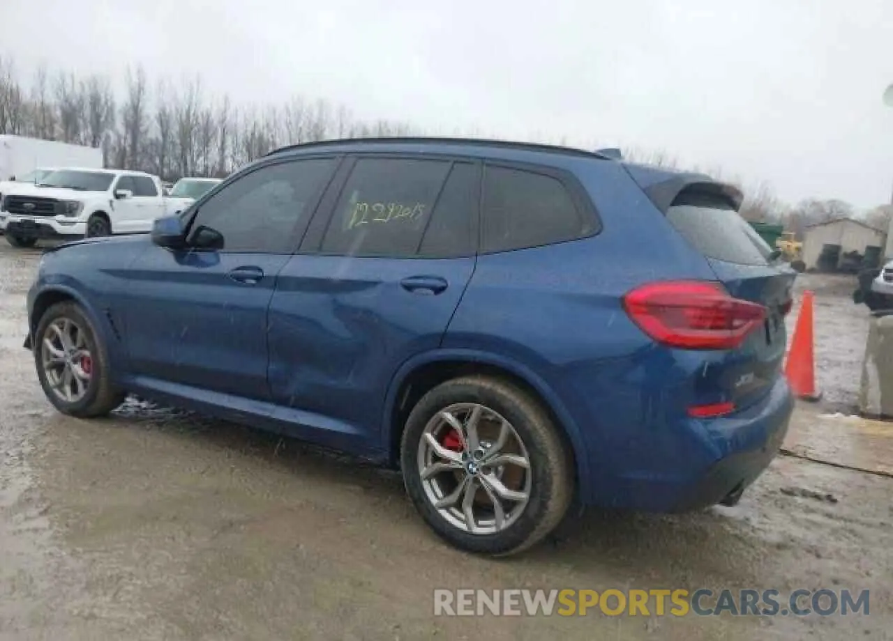 3 Photograph of a damaged car 5UXTY5C02M9E41419 BMW X3 2021