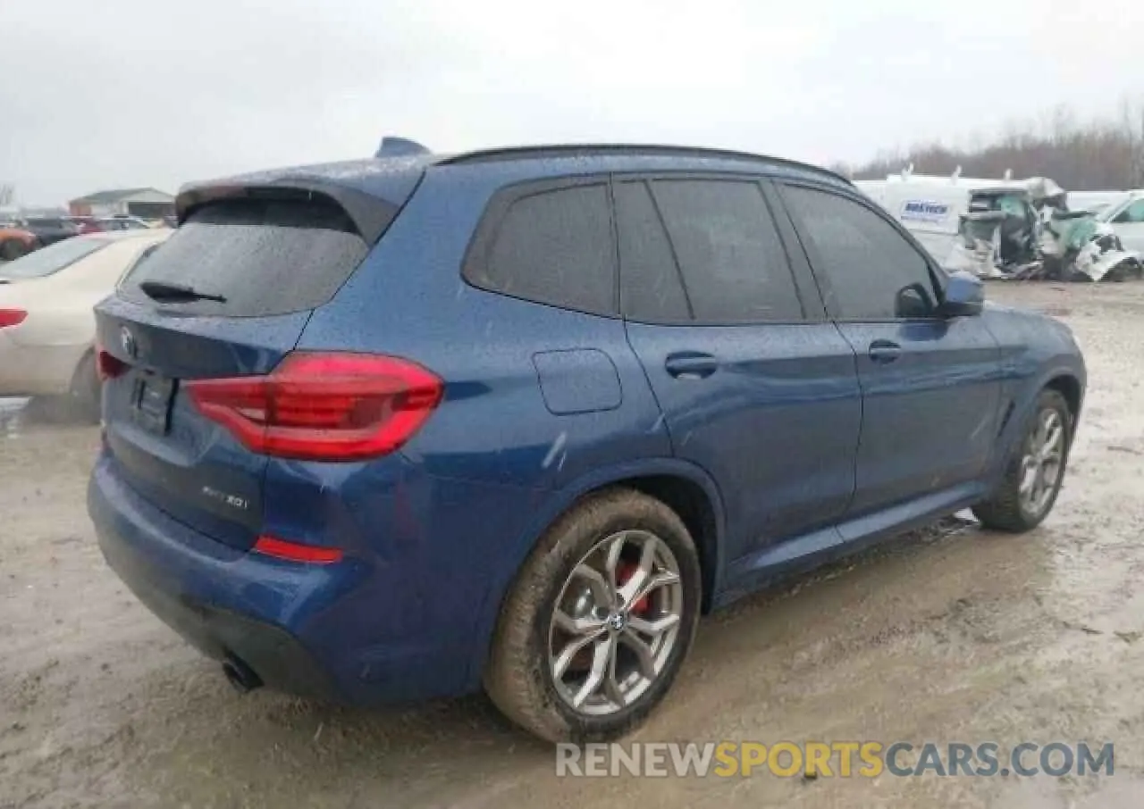 4 Photograph of a damaged car 5UXTY5C02M9E41419 BMW X3 2021