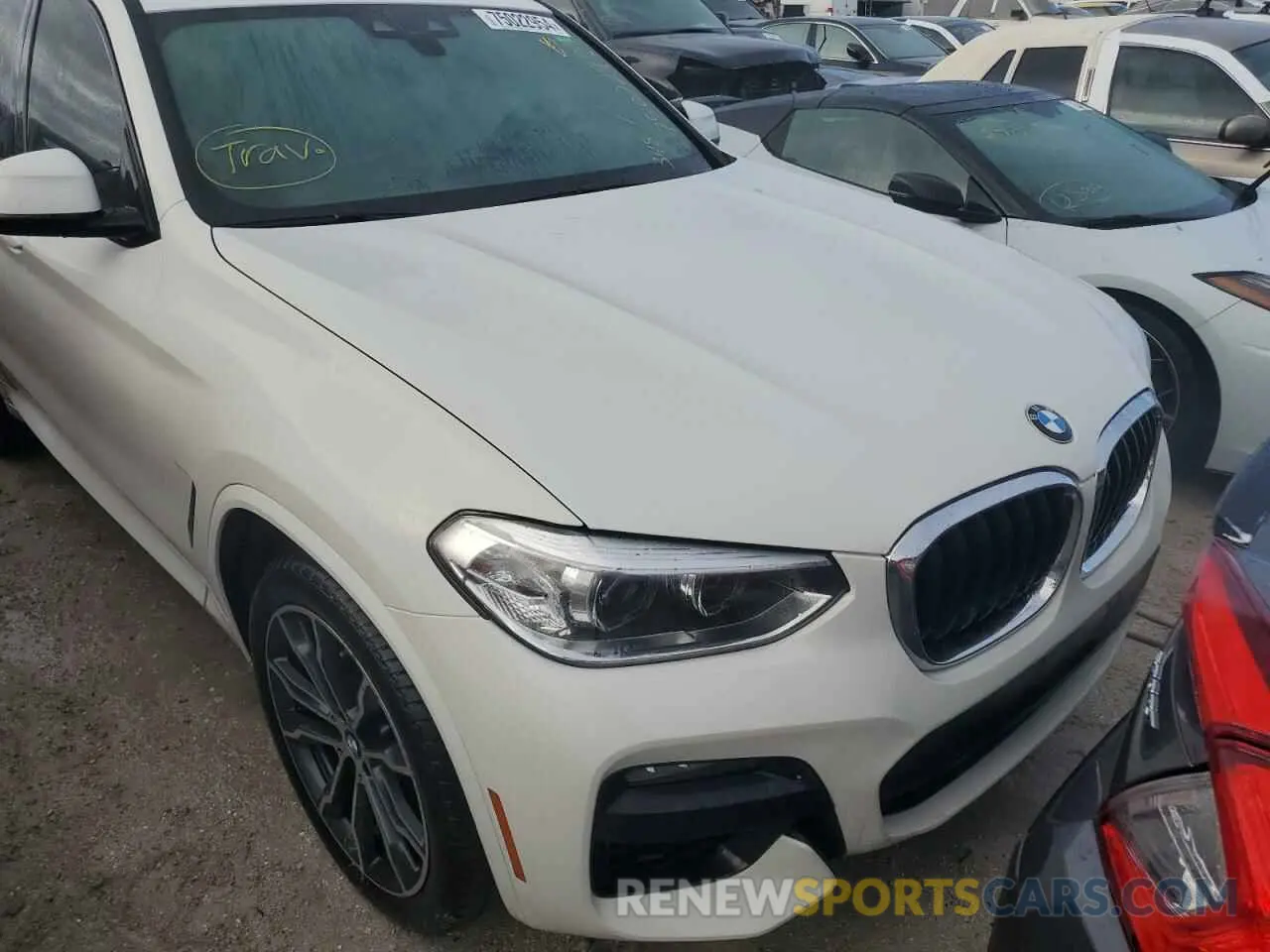 5 Photograph of a damaged car 5UXTY5C02M9E93147 BMW X3 2021