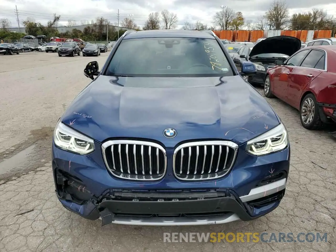 5 Photograph of a damaged car 5UXTY5C02M9G22830 BMW X3 2021