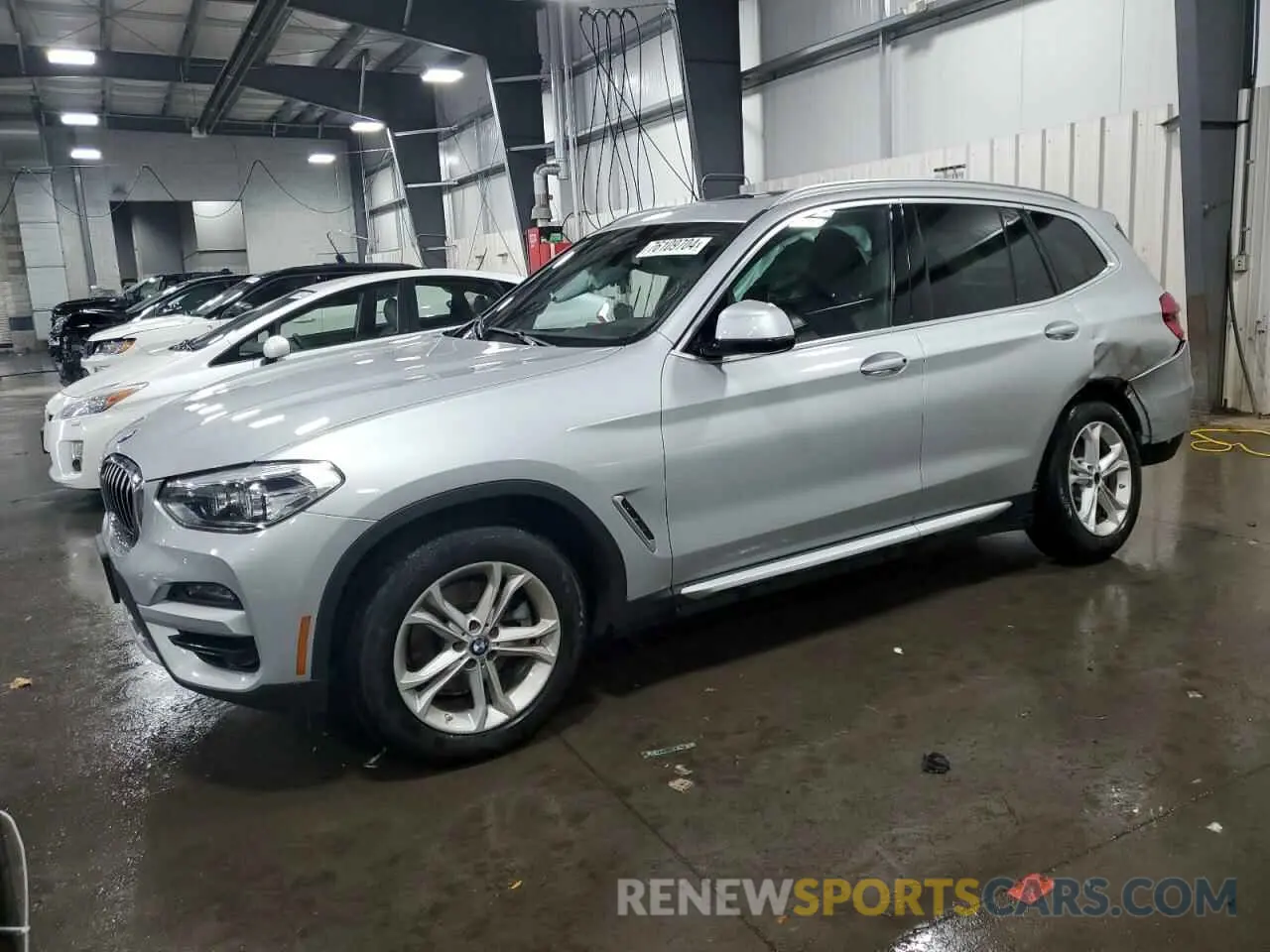 1 Photograph of a damaged car 5UXTY5C02M9G25789 BMW X3 2021