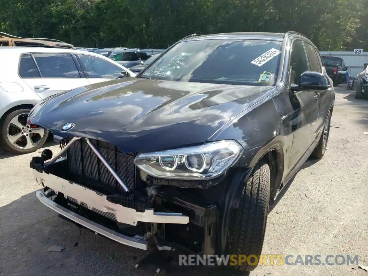 2 Photograph of a damaged car 5UXTY5C02M9G57626 BMW X3 2021