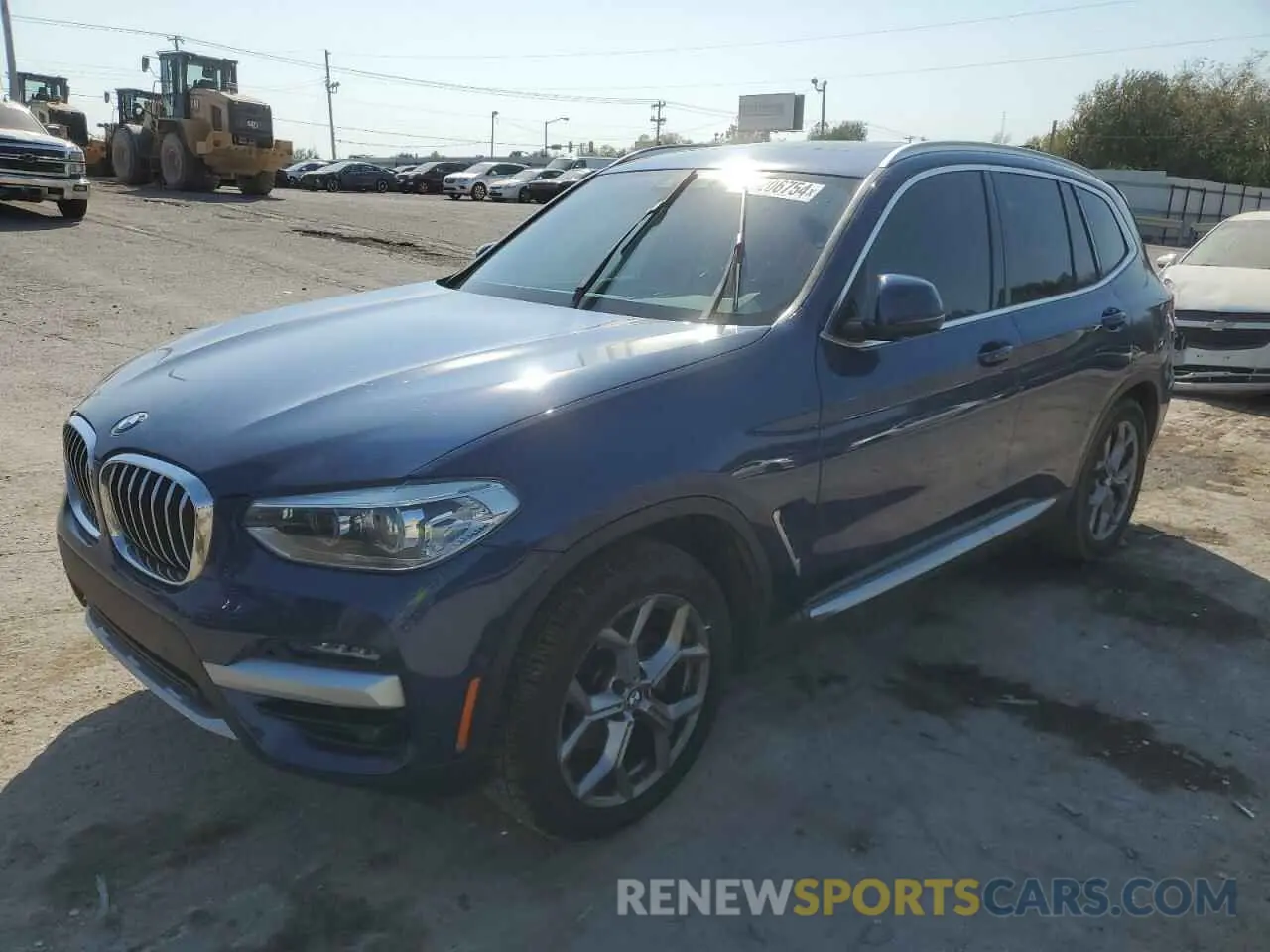 1 Photograph of a damaged car 5UXTY5C03M9E68676 BMW X3 2021