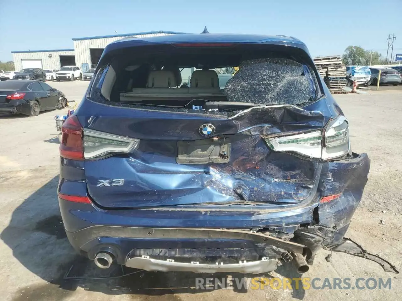 6 Photograph of a damaged car 5UXTY5C03M9E68676 BMW X3 2021