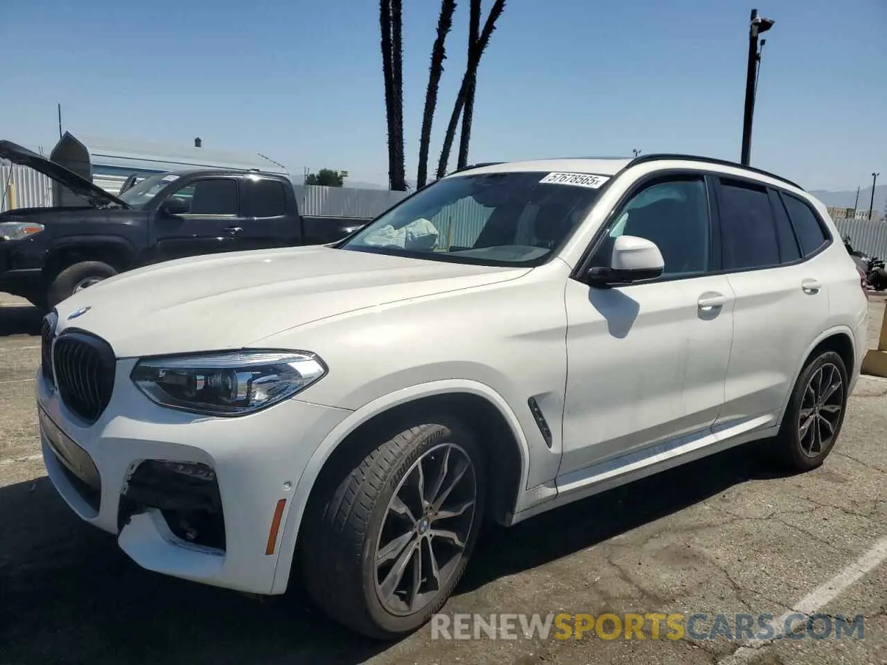 1 Photograph of a damaged car 5UXTY5C03M9E84599 BMW X3 2021