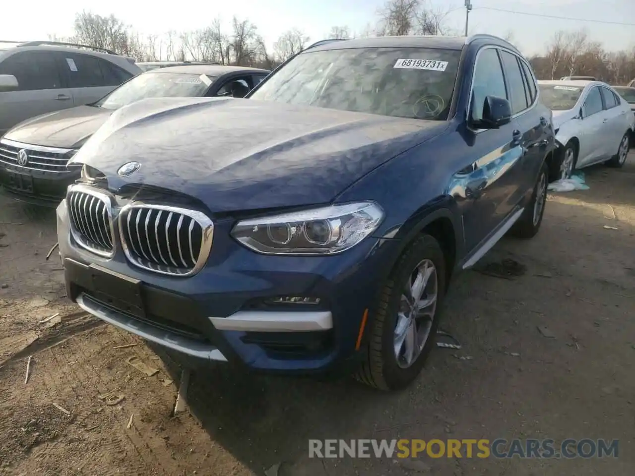 2 Photograph of a damaged car 5UXTY5C03M9G51558 BMW X3 2021