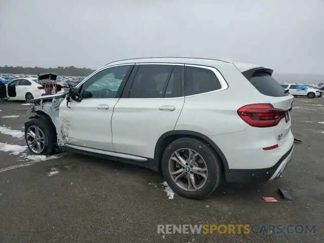 2 Photograph of a damaged car 5UXTY5C03M9H72722 BMW X3 2021