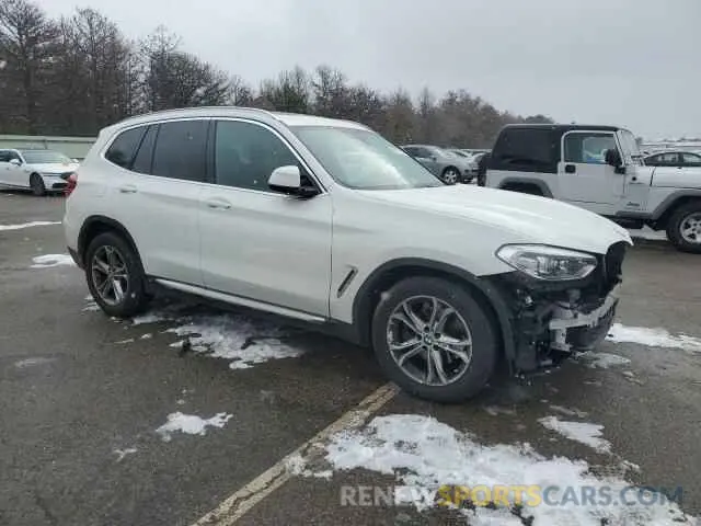 4 Photograph of a damaged car 5UXTY5C03M9H72722 BMW X3 2021