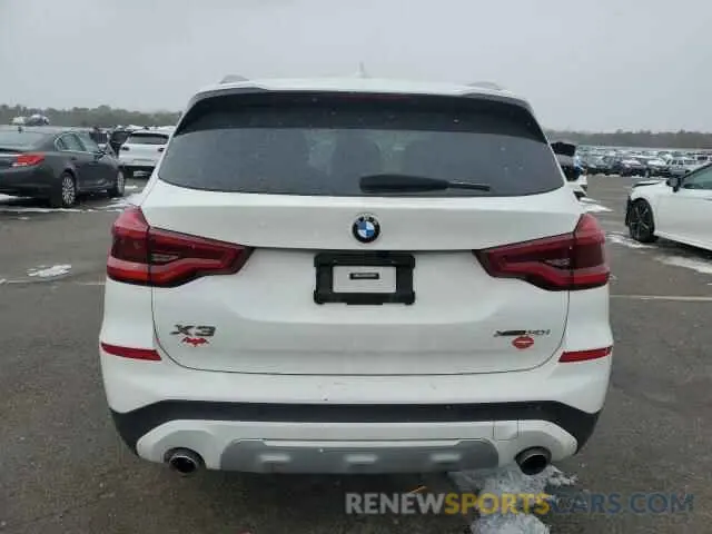 6 Photograph of a damaged car 5UXTY5C03M9H72722 BMW X3 2021