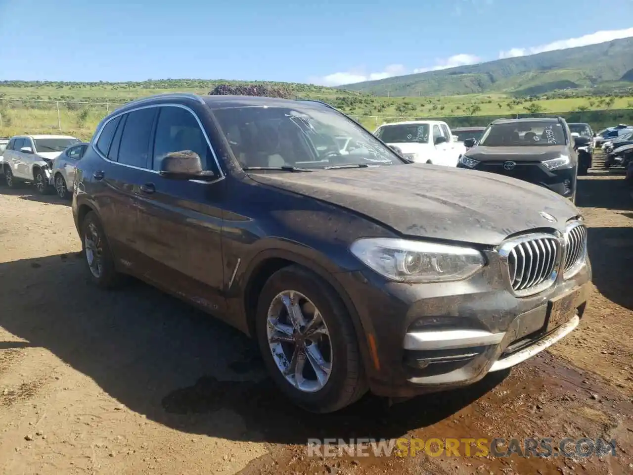 1 Photograph of a damaged car 5UXTY5C03M9H76091 BMW X3 2021