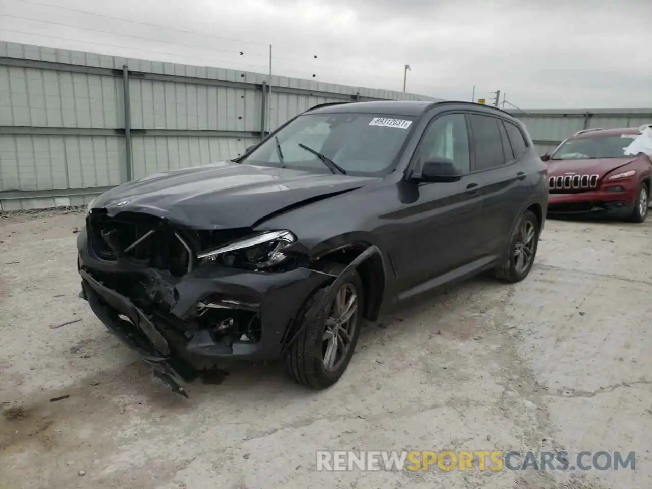 2 Photograph of a damaged car 5UXTY5C04M9D84981 BMW X3 2021