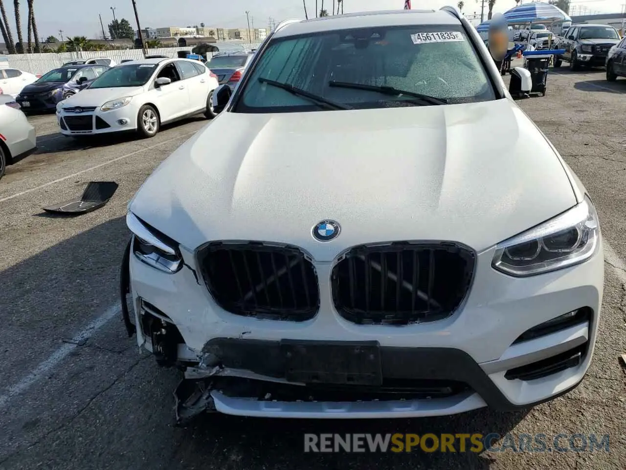 5 Photograph of a damaged car 5UXTY5C05M9F57732 BMW X3 2021