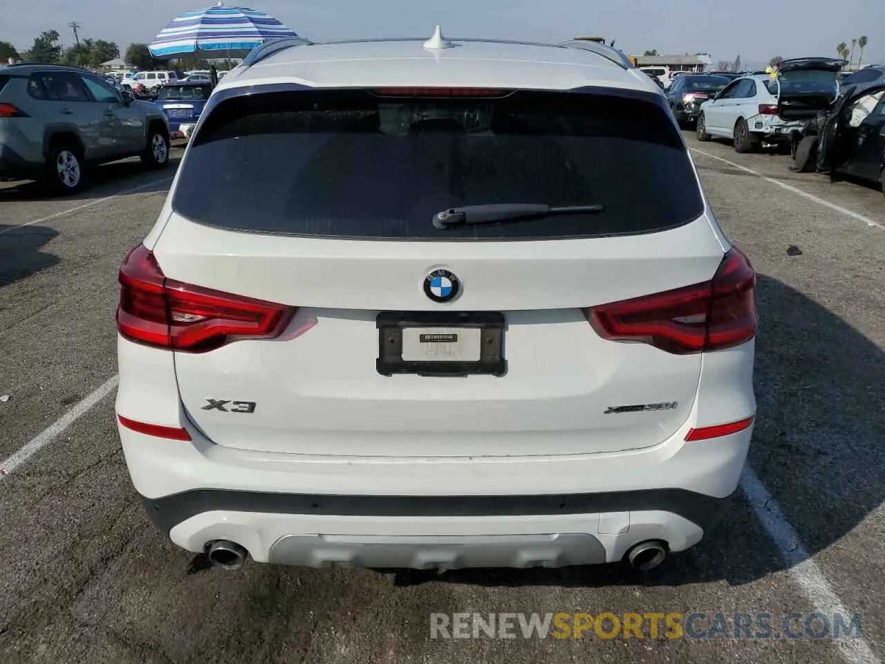 6 Photograph of a damaged car 5UXTY5C05M9F57732 BMW X3 2021
