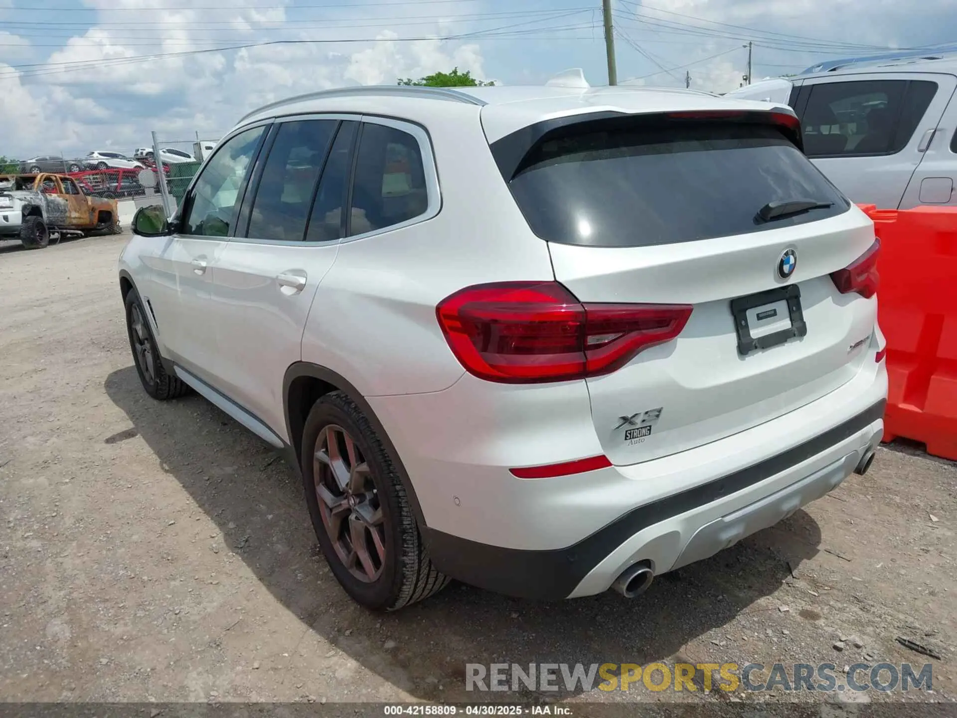 3 Photograph of a damaged car 5UXTY5C06M9E21979 BMW X3 2021