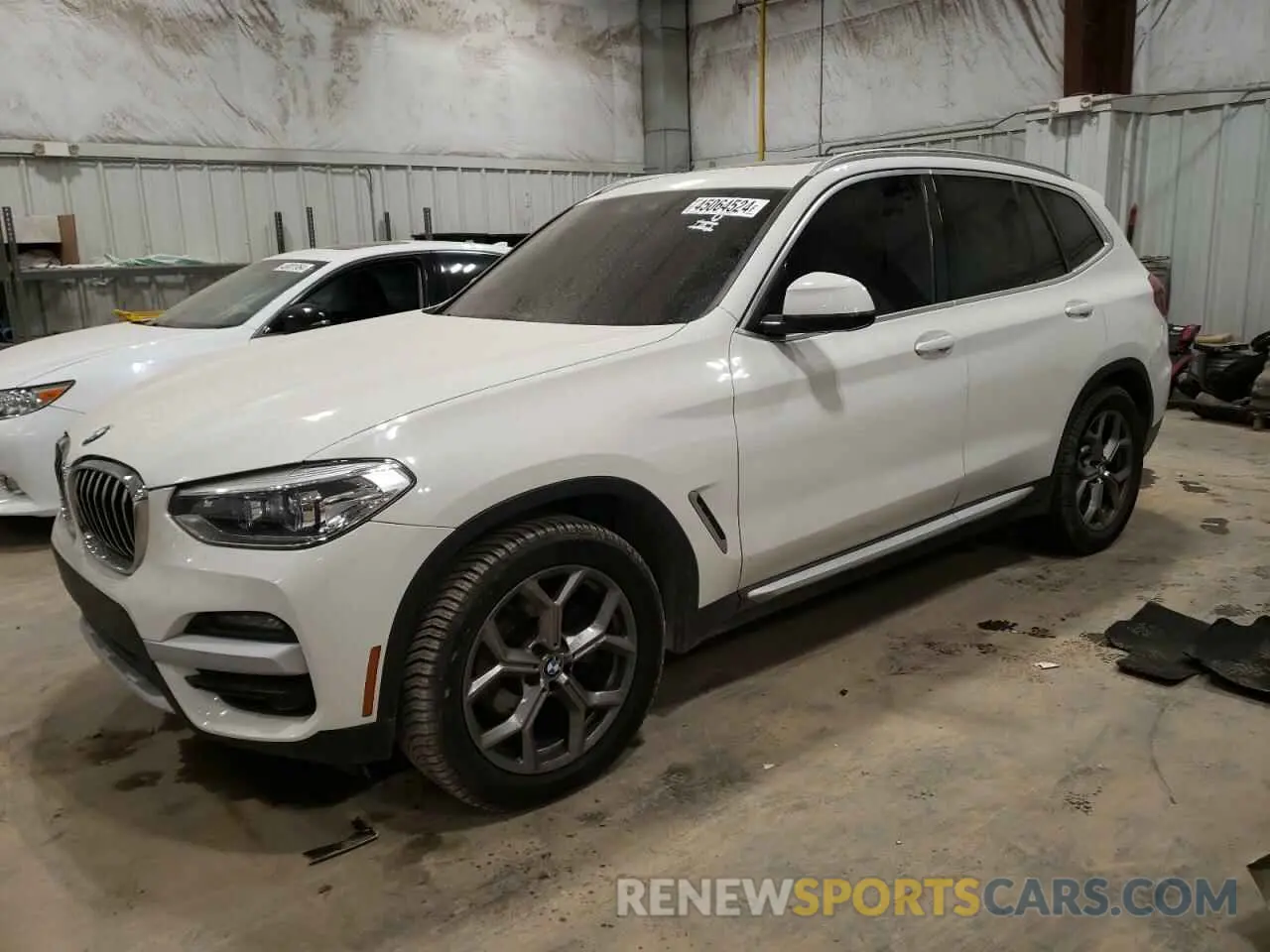 1 Photograph of a damaged car 5UXTY5C06M9E76934 BMW X3 2021