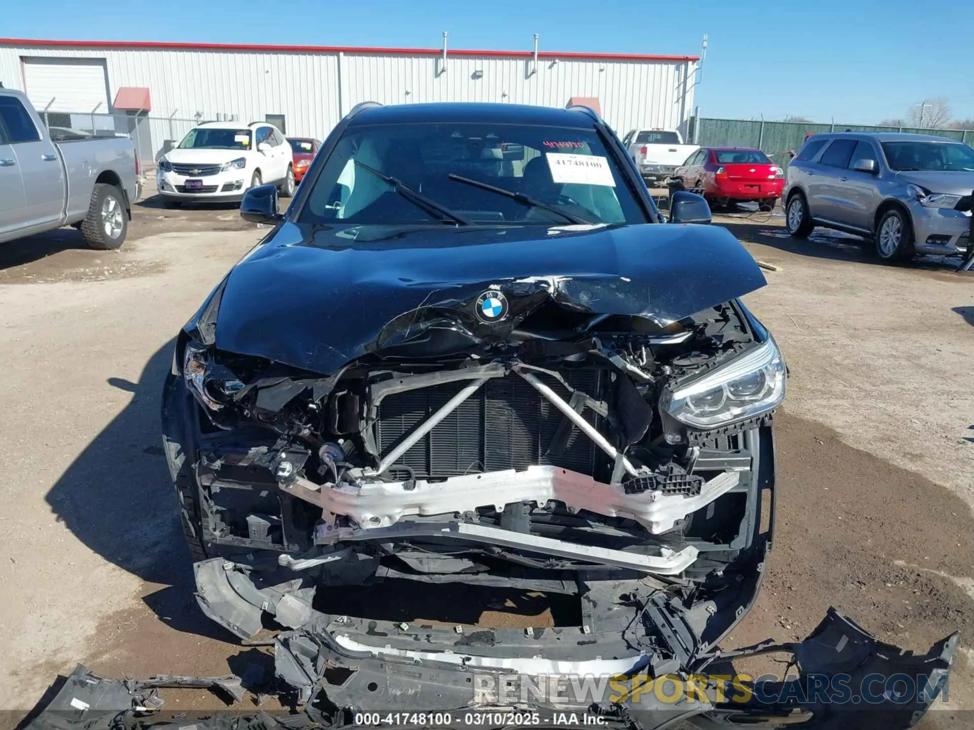 13 Photograph of a damaged car 5UXTY5C06M9E77419 BMW X3 2021