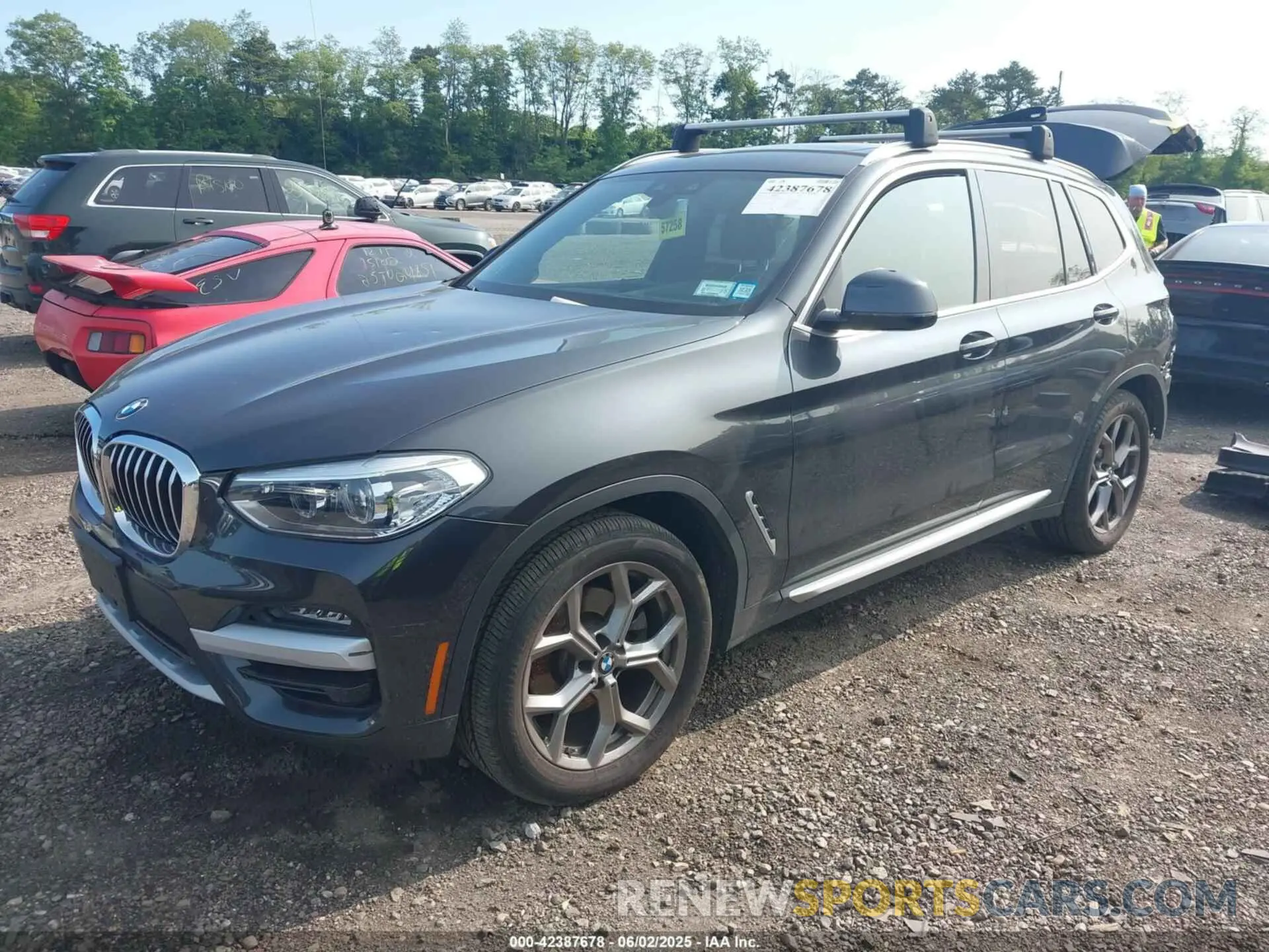 2 Photograph of a damaged car 5UXTY5C07M9E96142 BMW X3 2021