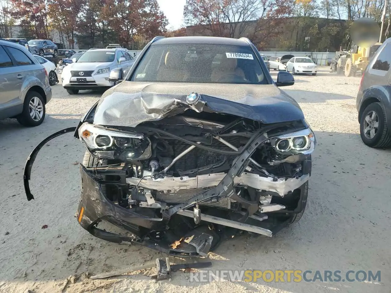 5 Photograph of a damaged car 5UXTY5C07M9E96593 BMW X3 2021