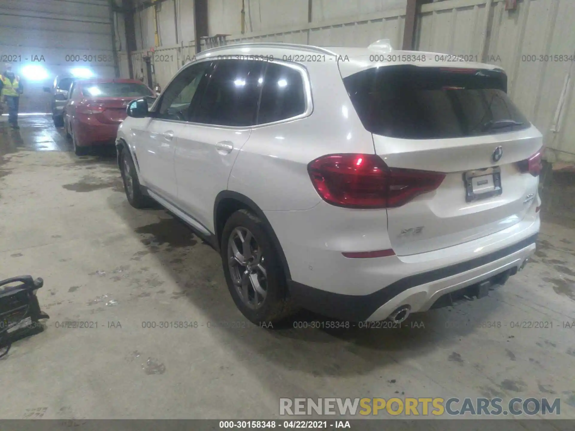 3 Photograph of a damaged car 5UXTY5C07M9G20264 BMW X3 2021