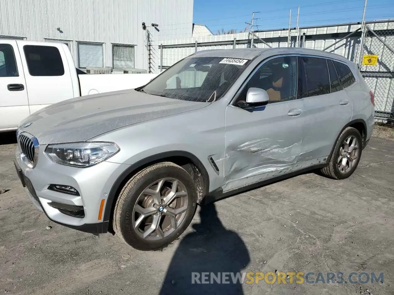1 Photograph of a damaged car 5UXTY5C07M9G53748 BMW X3 2021