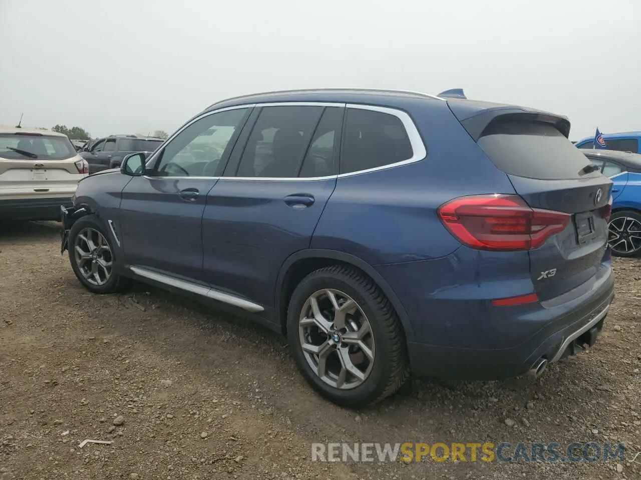 2 Photograph of a damaged car 5UXTY5C07M9H17366 BMW X3 2021