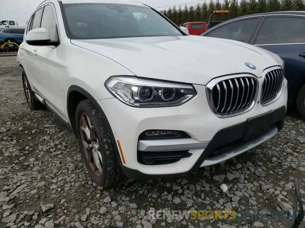 1 Photograph of a damaged car 5UXTY5C08M9E06545 BMW X3 2021