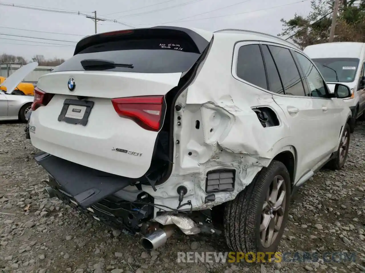 9 Photograph of a damaged car 5UXTY5C08M9E06545 BMW X3 2021