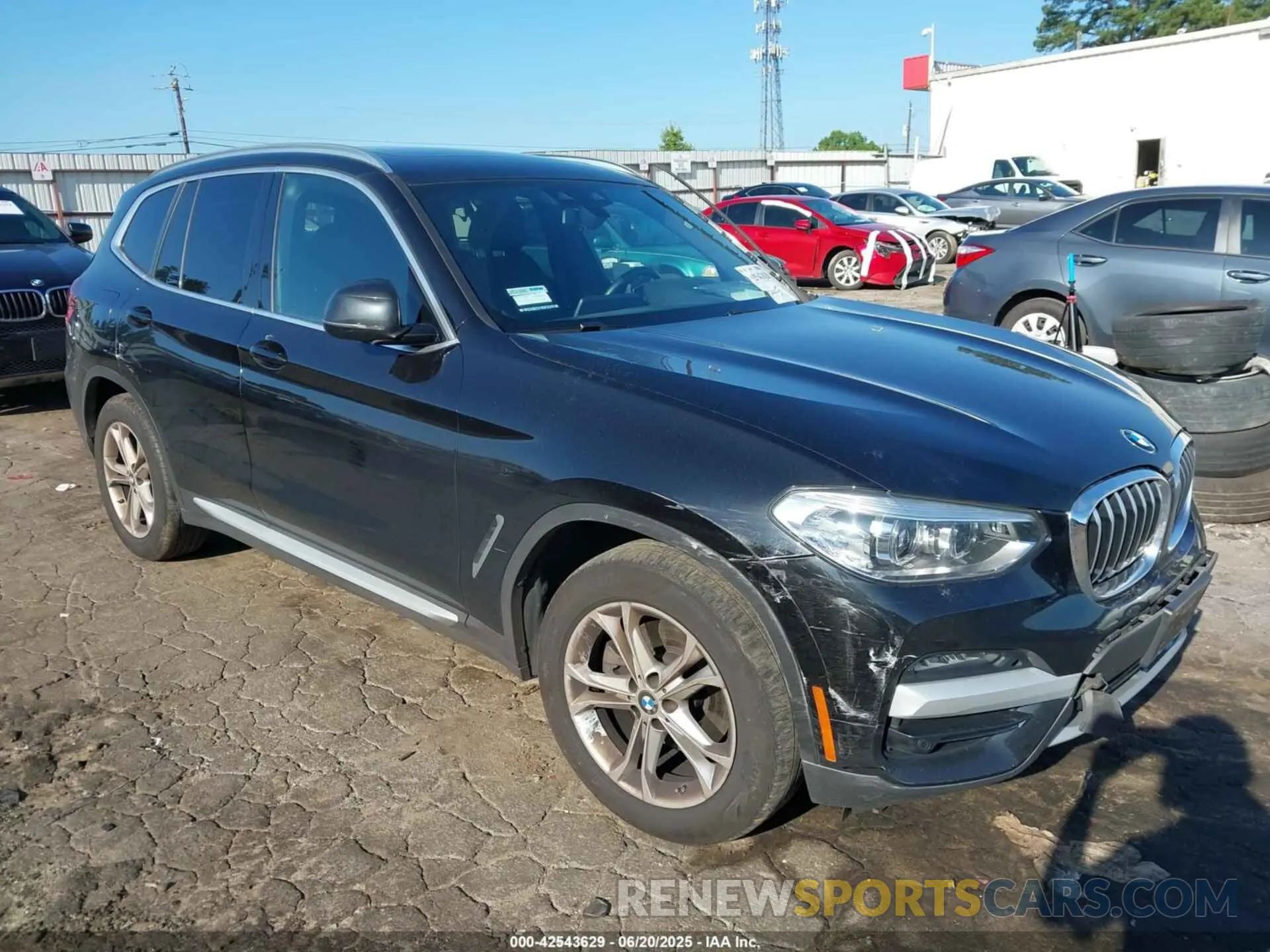 1 Photograph of a damaged car 5UXTY5C08M9E22406 BMW X3 2021
