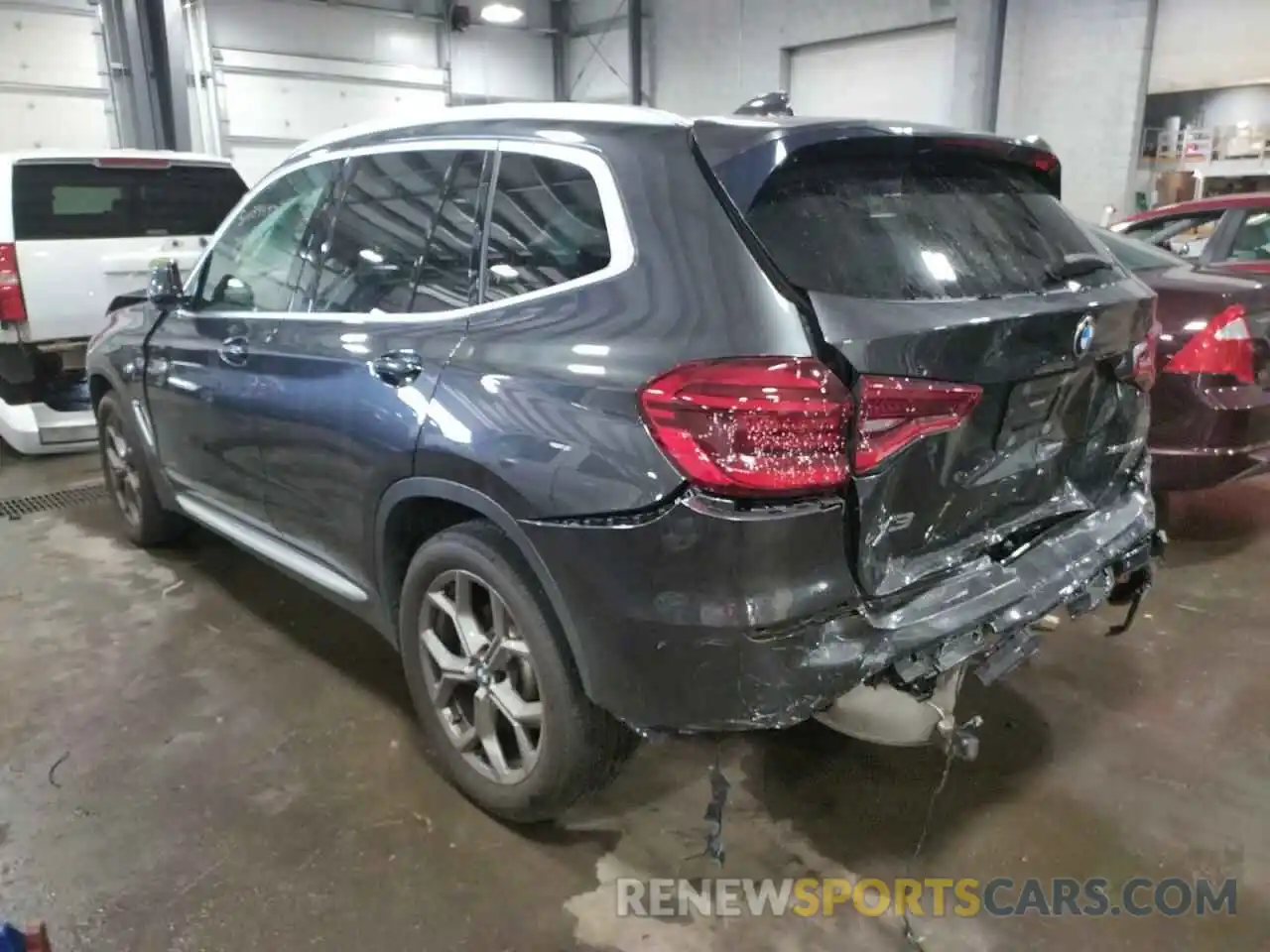 3 Photograph of a damaged car 5UXTY5C08M9E74523 BMW X3 2021