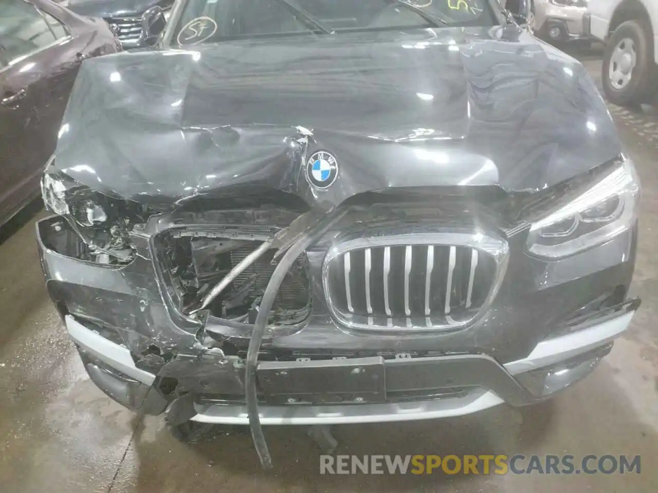 9 Photograph of a damaged car 5UXTY5C08M9E74523 BMW X3 2021